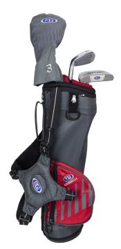U.S. Kids Golf Starterset Ultralight UL39, 100-107cm, LH, grau/rot