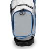 U.S. Kids Golf Tour Series Stand Bag, TS51 / 130-137cm, silber/weiß/blau