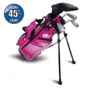 U.S. Kids Golf UL7 Starterset Ultralight UL45, 115-122cm, LH, pink/weiß