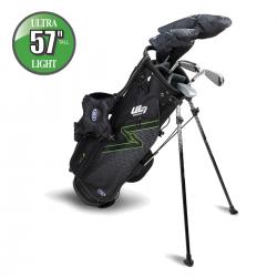 US Kids Golf UL7 Starterset Ultralight UL57 145152cm RH 5teilig schwarzgrün