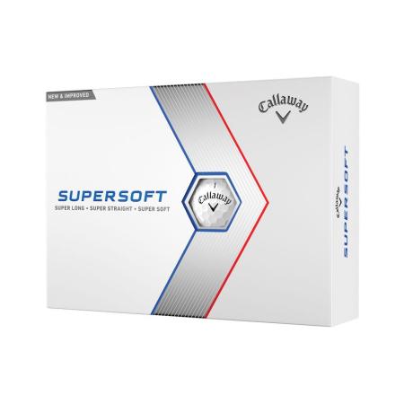 Callaway Golfball Supersoft, 12 Stück, weiß