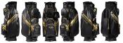 JuCad Cartbag Aquastop Plus Facelift, schwarz/gold