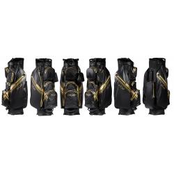 JuCad Cartbag Aquastop Plus schwarzgold