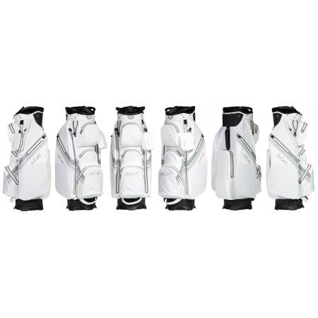 JuCad Cartbag Aquastop Plus Facelift, weiß/grau