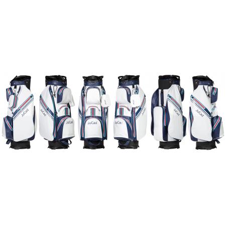JuCad Cartbag Aquastop Plus Facelift, blau/weiß/rot (Racing)