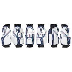 JuCad Cartbag Aquastop Plus Facelift blauweißrot Racing