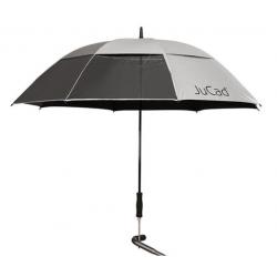 JuCad Teleskop Windproof  Window Golfschirm silber UVSchutz