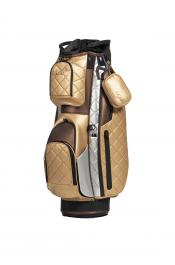 JuCad Cartbag First Class, gold/silber/braun
