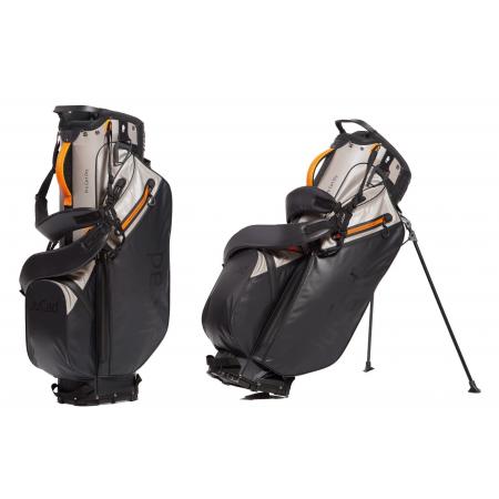 JuCad 3 in 1 Bag Pro Cart Dry Waterproof, schwarz/grau/orange