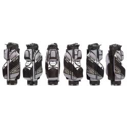 JuCad Cartbag Quiet Line schwarzgrauweiß