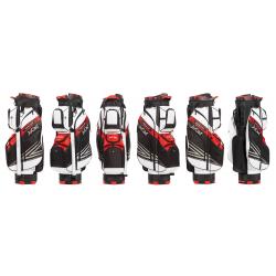 JuCad Cartbag Quiet Line schwarzweißrot