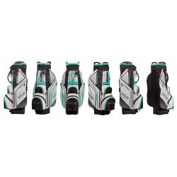 JuCad Cartbag Sportline schwarzgrautürkis
