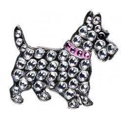 Navika Crystal Ballmarker Scottie pink