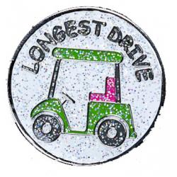 Navika Glitzy Ballmarker Longest Drive