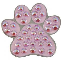 Navika Crystal Ballmarker Paw pink