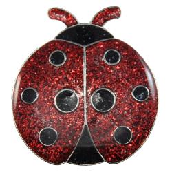 Navika Glitzy Ballmarker Ladybug