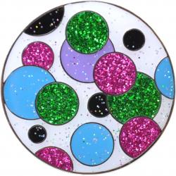 Navika Glitzy Ballmarker Polka Dot grün