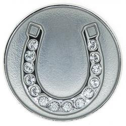 Navika Crystal Ballmarker Horseshoe silber