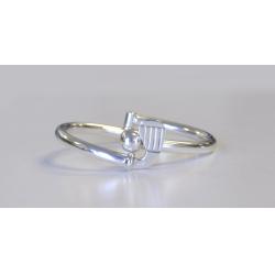 Navika Armspange Iron and Ball silber