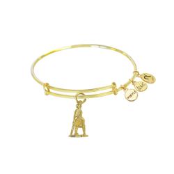 Navika Armspange mit GolfCharm vergoldet Lady Golfer