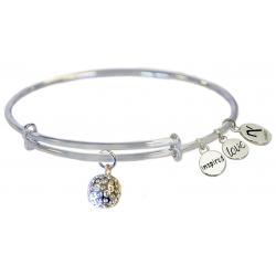 Navika Armspange mit GolfCharm silber Ball