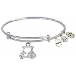 Navika Armspange mit GolfCharm silber Golfcart