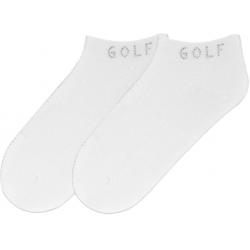 K Bell DamenGolfsocken Rhinestone Golf weiß