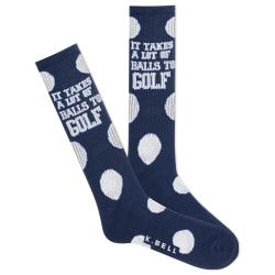 K Bell HerrenGolfsocken Takes Balls To Golf