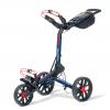 Bag Boy Slimfold 3-Rad Push Trolley, navy/rot