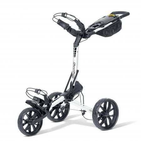 Bag Boy Slimfold 3-Rad Push Trolley, weiß/schwarz