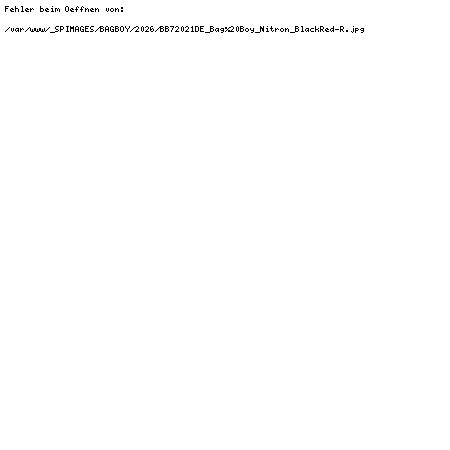 Bag Boy Nitron 3-Rad Push Trolley, schwarz/rot