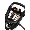 Bag Boy Nitron 3-Rad Push Trolley, schwarz/rot