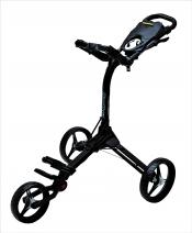 Bag Boy Compact C3 3-Rad Push Trolley, schwarz