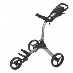 Bag Boy Compact C3 3Rad Push Trolley silberschwarz