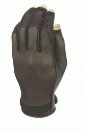 Evertan Three-Quarter Damen Sonnenhandschuh, Black Pearl, links (für Rechtshänder), XL