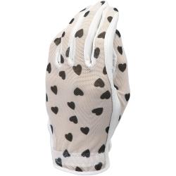 Evertan Damen Sonnenhandschuh Black Hearts links für Rechtshänder S