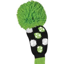 Bommel Sparkle Strick Headcover grün Fairwayholz Punkte