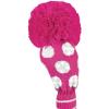 Bommel Sparkle Strick Headcover, pink, Hybriden Punkte