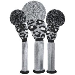 Bommel Strick Headcover grauleo