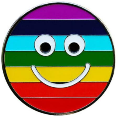 BeTheBall Ballmarker &quote;Rainbow Smiley&quote;