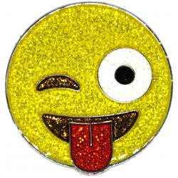 Emoji Glitzy Ballmarker Just Kidding