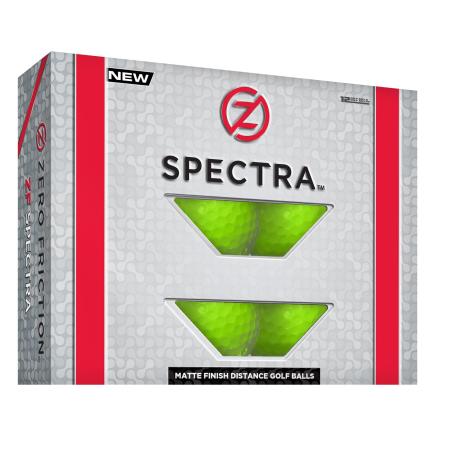 Zero Friction Spectra Golfbälle, 12er Karton, lime