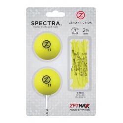 Zero Friction Spectra TwoBallTeePack gelb