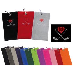 cbfmoda Golftuch Schläger mit Herz