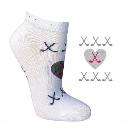 cbfmoda Damen-Golfsocken Heart Clubs