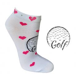 cbfmoda DamenGolfsocken Pink Hearts