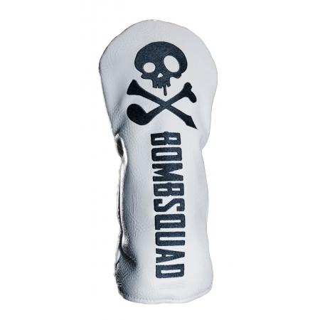 KraveGolf Headcover Bomb Squad, weiß/schwarz