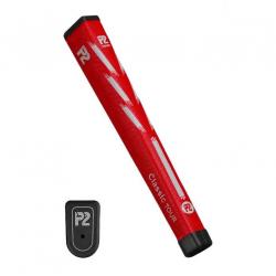 P2 Grips Classic Tour Midsize Pistol Putter Griff rot