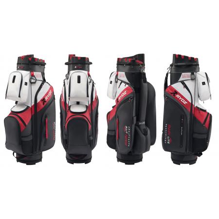 Rydz Gear Cartbag Big Rick WR, schwarz/rot/weiß