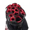 Rydz Gear Cartbag Big Rick WR, schwarz/rot/weiß